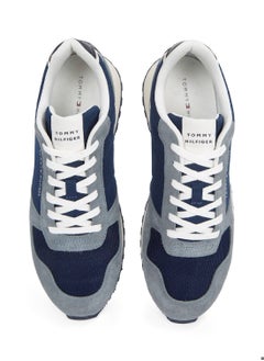 TOMMY HILFIGER Men's Logo Trainers - Suede, Blue  - Image 4