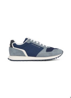 TOMMY HILFIGER Men's Logo Trainers - Suede, Blue  - Image 1