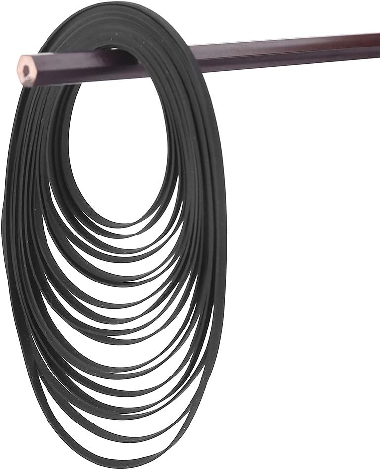 Flat Drive Belt Turntable Rubber Replacement for LP Record Player Phono -Driven Turntable 3mm for LP Record Player - Image 5