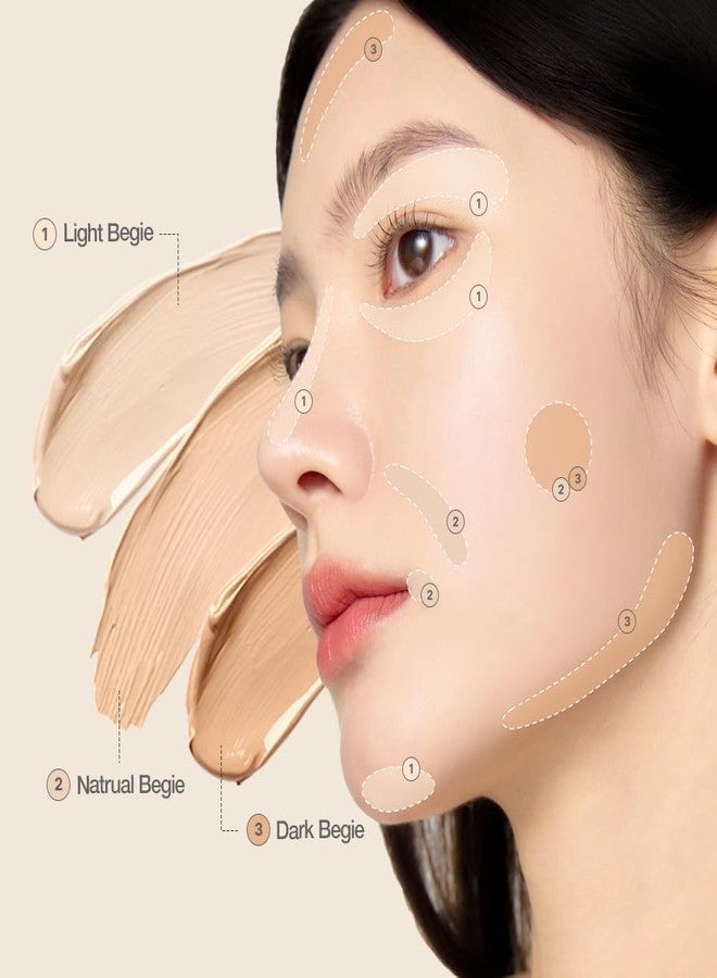 Ruby Face RUBYFACE X Cover Up Pro Concealer | Cream Natural Concealer | 3 In 1 Concealer Palette Full Coverage | Hides Blemishes, Flaws & Dark Circle | Long-Lasting, 15g - Image 5