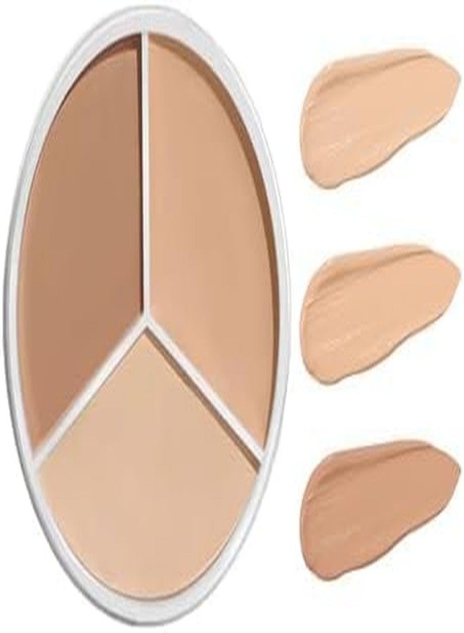 Ruby Face RUBYFACE X Cover Up Pro Concealer | Cream Natural Concealer | 3 In 1 Concealer Palette Full Coverage | Hides Blemishes, Flaws & Dark Circle | Long-Lasting, 15g - Image 1