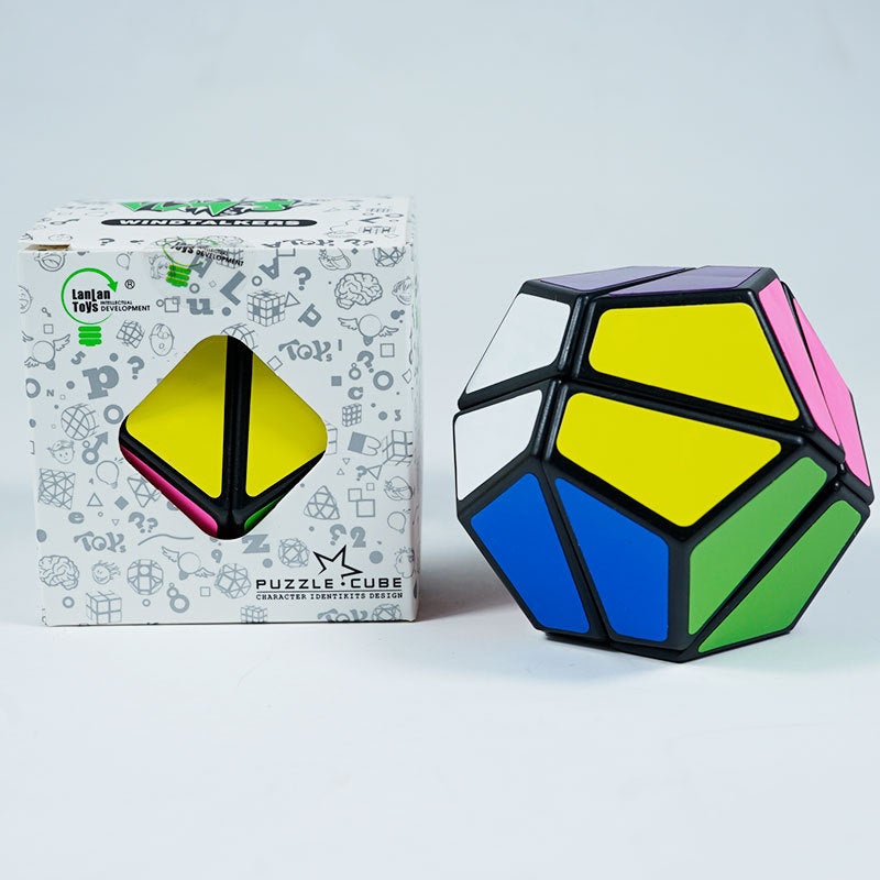 Blue Blue Special-Shaped Rubik'S Cube Blue Devil Star Butterfly Double-Edged Flower Octahedron Andromeda Smooth Children'S Toy - Image 5