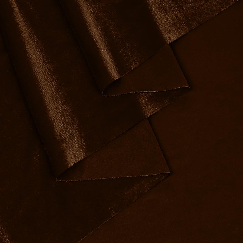 Kkjiaf Chocolate Brown Stretch Velvet Fabric 60 Inch Wide  1 Yard Soft Stretchy Fabric For Sewing Clothes  Apparel  Costume  Crafts - 90% Polyester 10% Spandex - Image 5