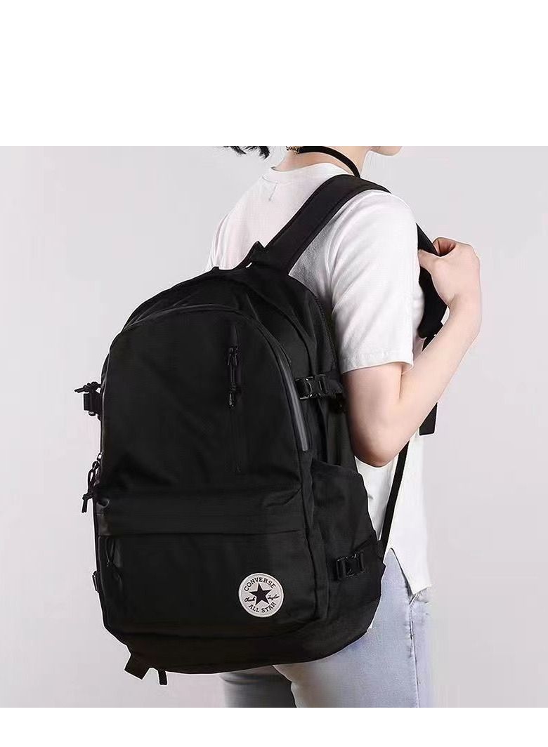 CONVERSE حقيبة ظهر نيو جو 2 باللون الأسود - Image 2