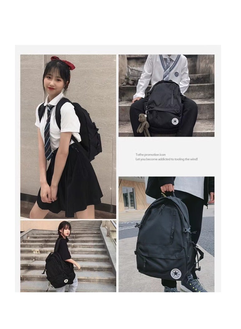 CONVERSE حقيبة ظهر نيو جو 2 باللون الأسود - Image 5