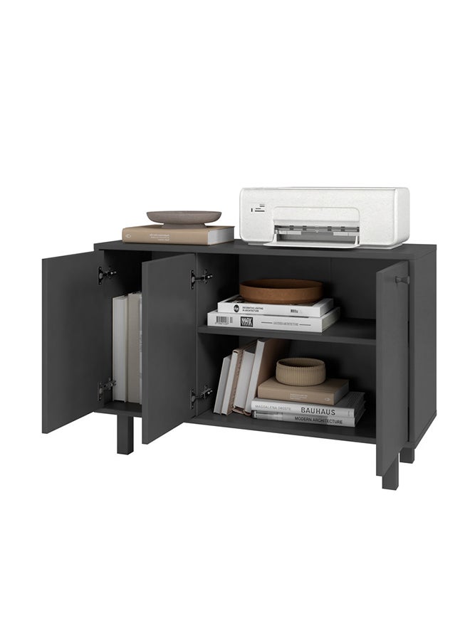 Home Box Cabinet - Mdp 15Mm Color Black 90 x 33 x 59.5 cm  - Image 2