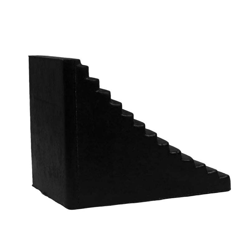 ALP Heavy-Duty Wedge Type Rubber Wheel Chock for Cars, SUVs & Small Trucks | Big-OZ-Auto Wheel Stopper | Anti-Slip, Durable & Weather-Resistant Wheel Block for Parking & Maintenance (Pack of 2) - Image 5