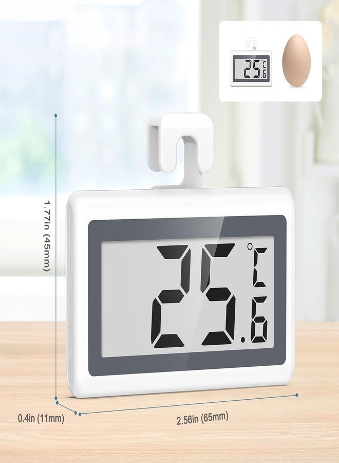 Ankilo 2PCS Refrigerator Thermometer, Upgraded Digital Fridge Thermometer with LCD Display, ℃/℉, Low Temperature Indication, Freezer Temperature Gauge for Home, Office, Kitchen, Restaurants - Image 4
