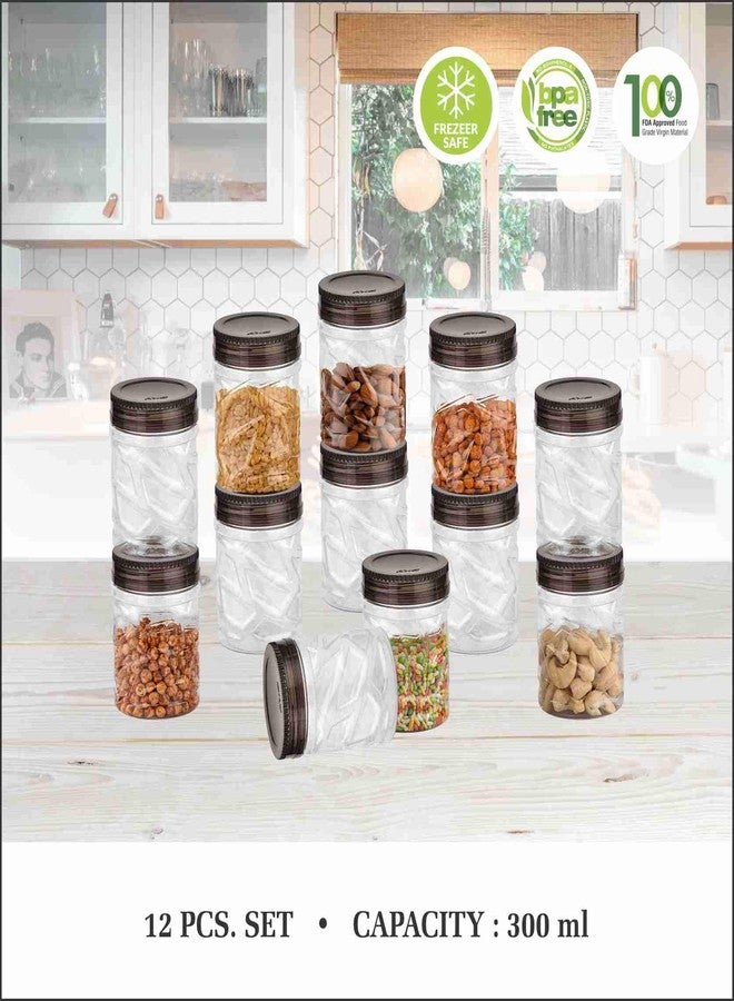 Sky Lexus Celebration 12 Pcs Storage Container Set for Kitchen (12pcs -300ml), (Grey) - Image 4