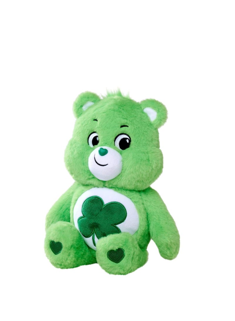Care Bears Good Luck Bear Plush Toy, 35cm Soft Cuddly Stuffed Teddy for Kids - Image 4
