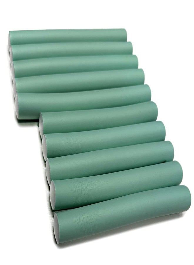 My Beauty Spot Flexi Rods Foam Hair Rollers 1" Diameter Professional Salon Quality 10 Pcs Rubber Hair Rollers for Medium to Long Hair (Blue) - Image 5