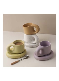 Generic 2-Piece Ceramic Coffee Cup And Saucer Set  - Image 4