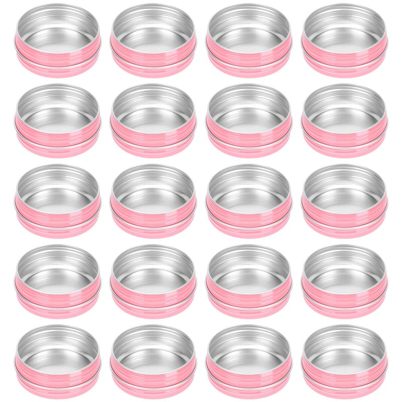 20 Pcs 60ml Aluminum Sealed Cream Jars Portable Metal Cosmetic Containers for Travel - Image 2