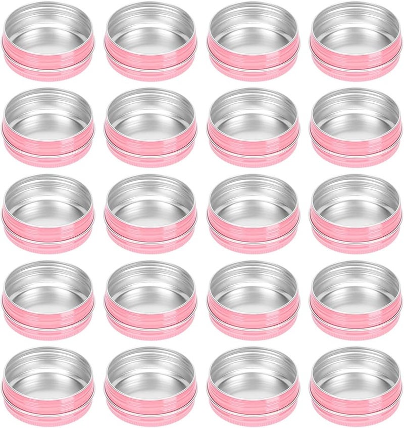 20 Pcs 60ml Aluminum Sealed Cream Jars Portable Metal Cosmetic Containers for Travel - Image 1