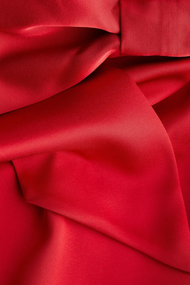 H&M Bow-detail one-shoulder dress