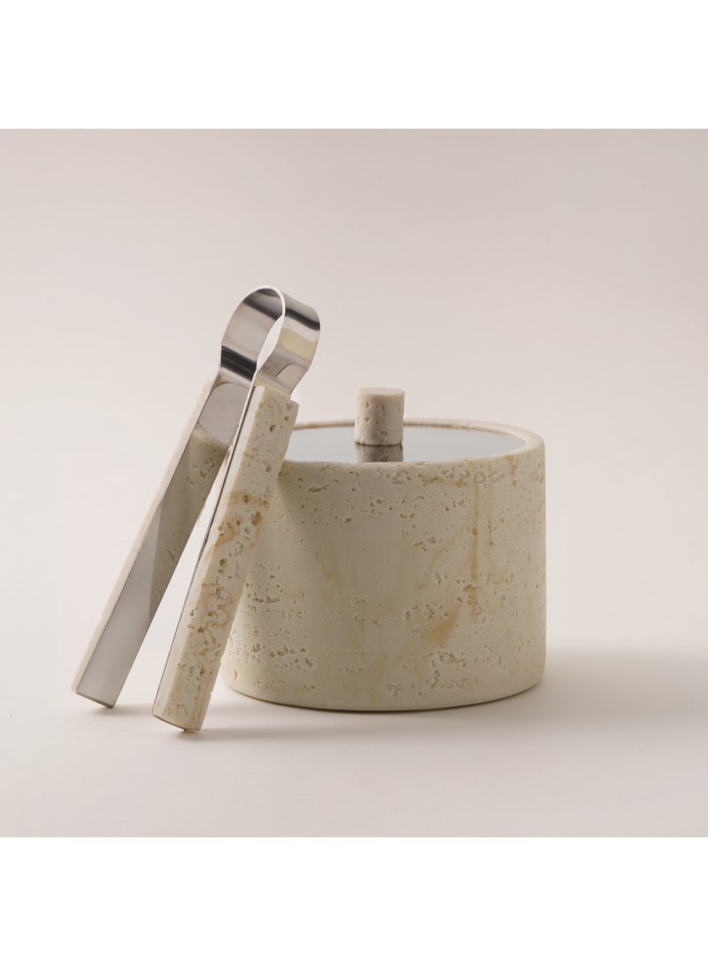 Homez oud burner set travertine collection 9.5*9.5*16.5cm - Image 4