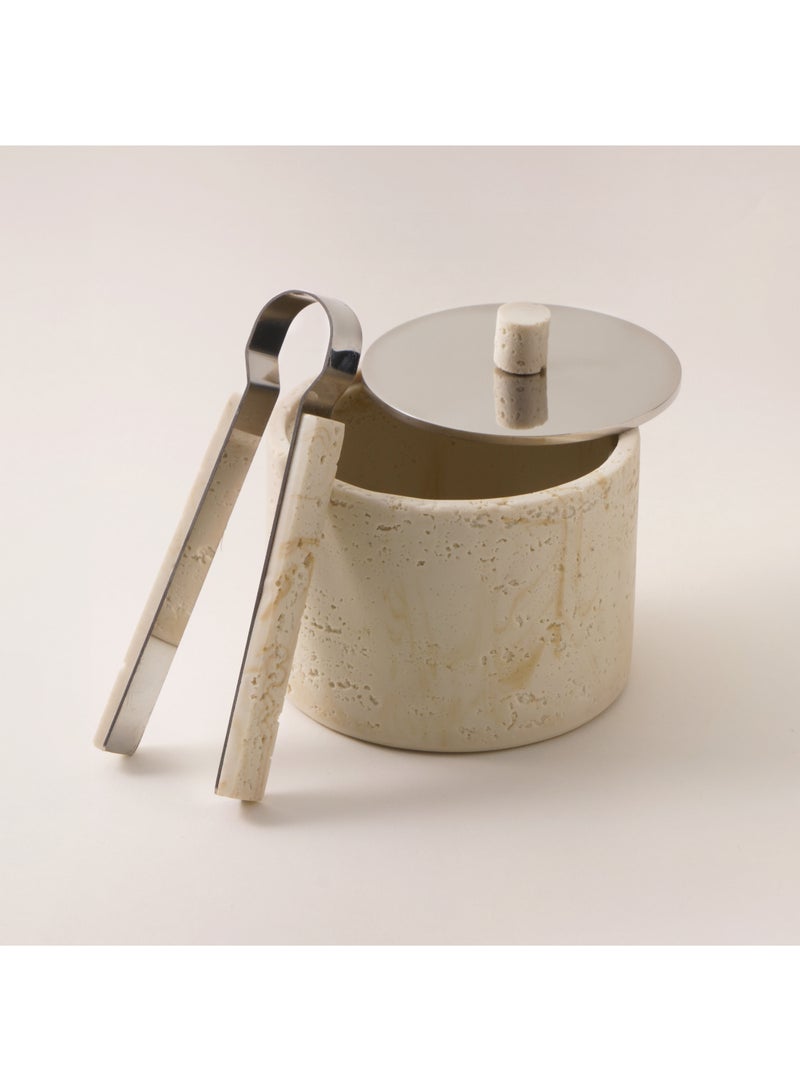 Homez oud burner set travertine collection 9.5*9.5*16.5cm - Image 5