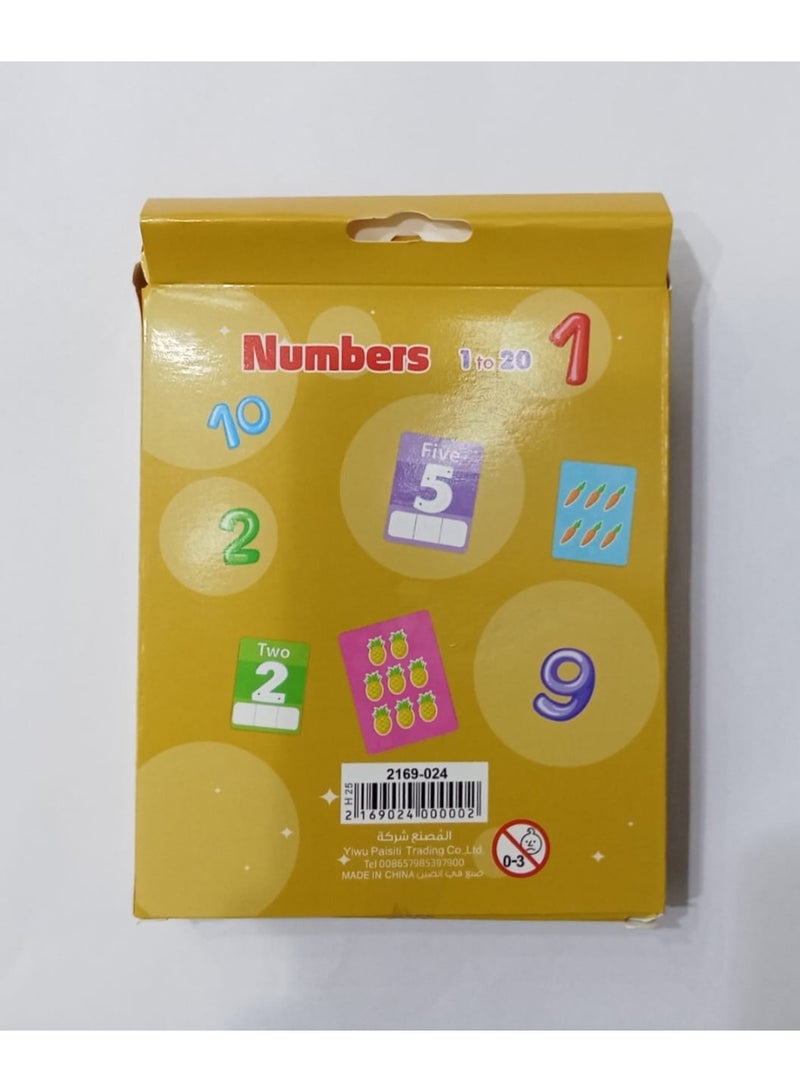 SBC Kid's Learning Numbers 15 Flash Cards - Image 2