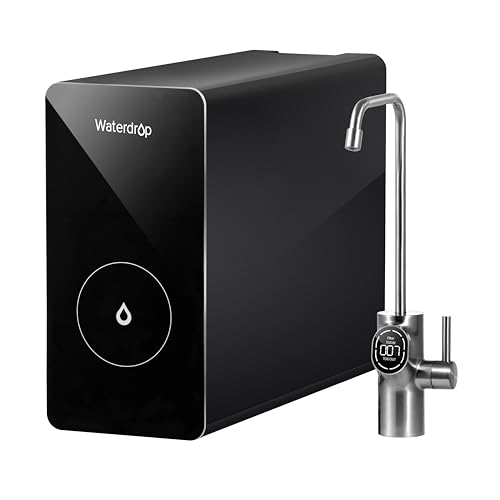 Waterdrop D6 Reverse Osmosis Water Filter, 600 GPD Under Sink Reverse Osmosis System, 2:1 Pure to Drain, Tankless RO Water Filter System, Smart Faucet, Easy Installation - Image 1