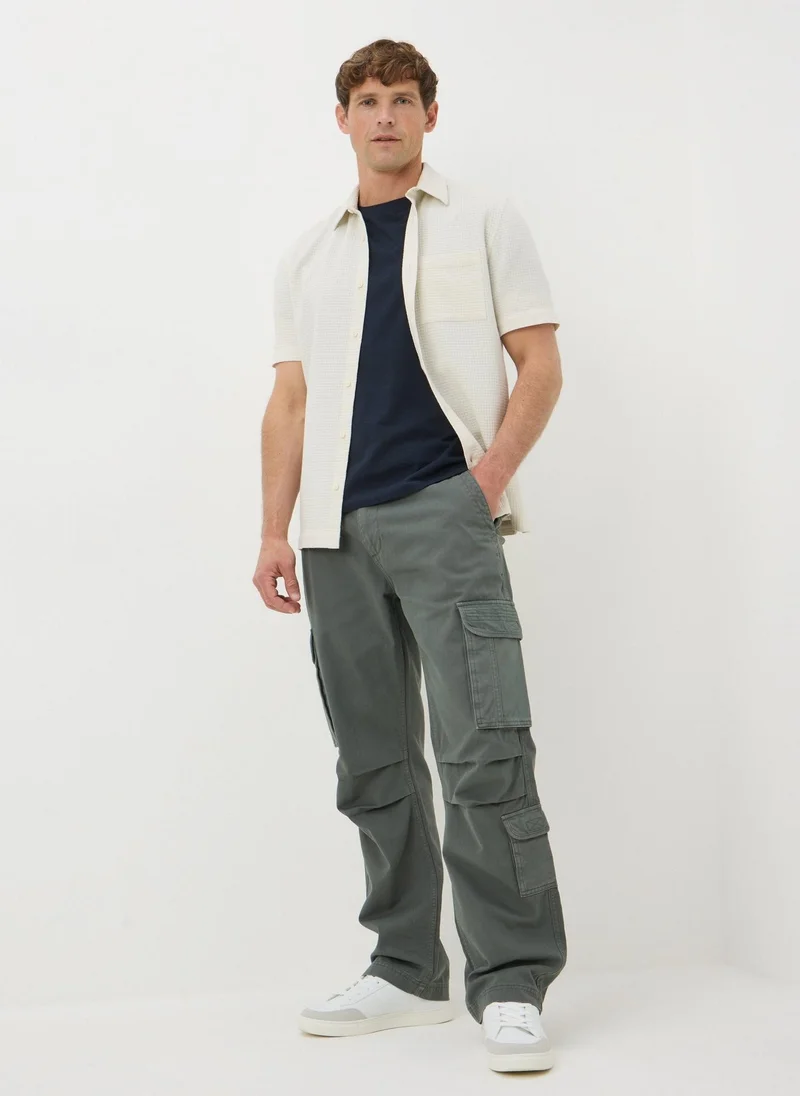 Matalan Grey Loose Cargo Trousers Regular