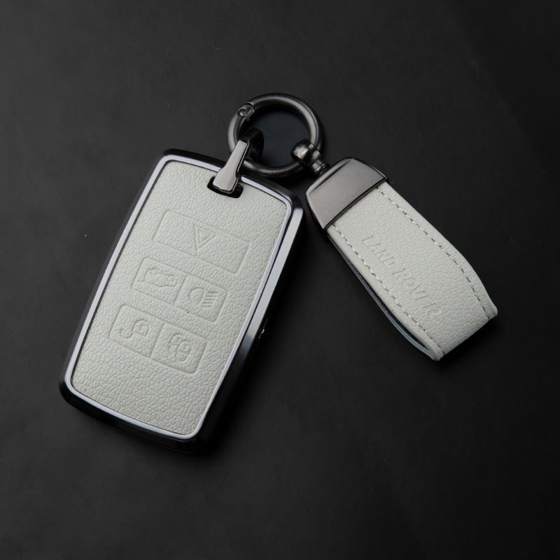 Luxury Leather Key Case for Land Rover Range Rover, Discovery, Sport, Defender, and other Models