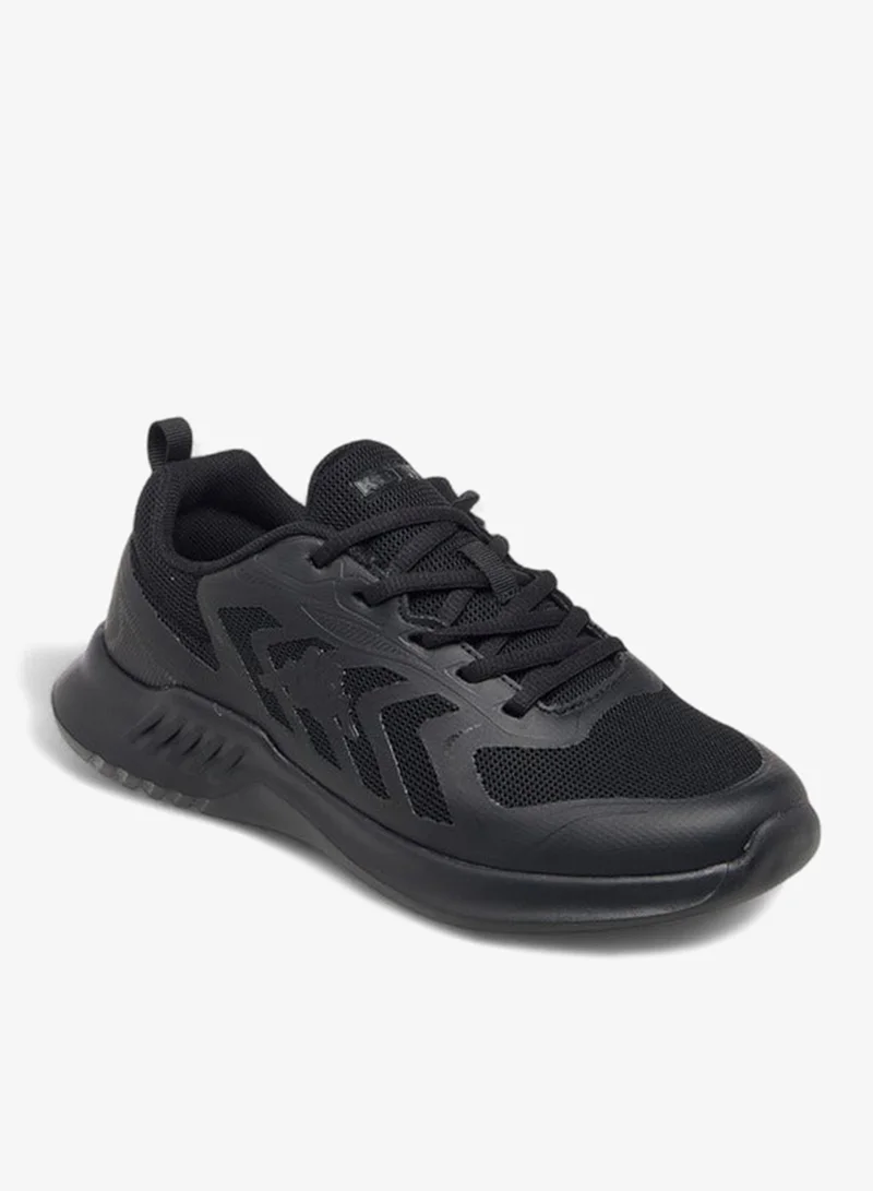 كابا سنيكرز نسائي بطبعة شعار وإغلاق برباط