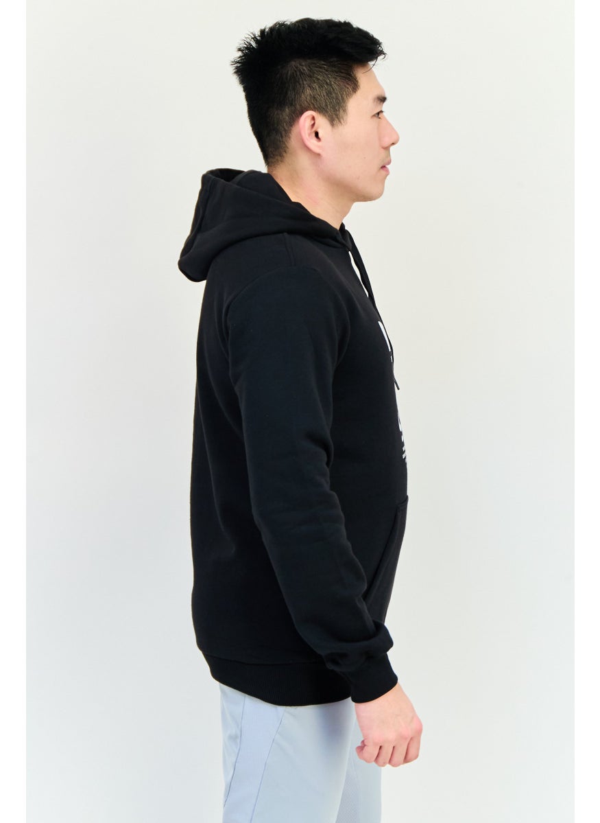 adidas Originals Men Sportswear Fit Long Sleeves Running Sweatshirt, Black  - Image 2