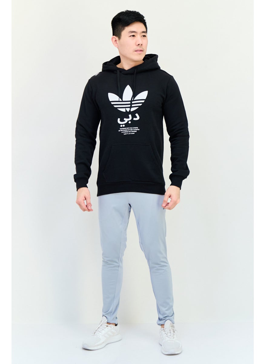 adidas Originals Men Sportswear Fit Long Sleeves Running Sweatshirt, Black  - Image 4