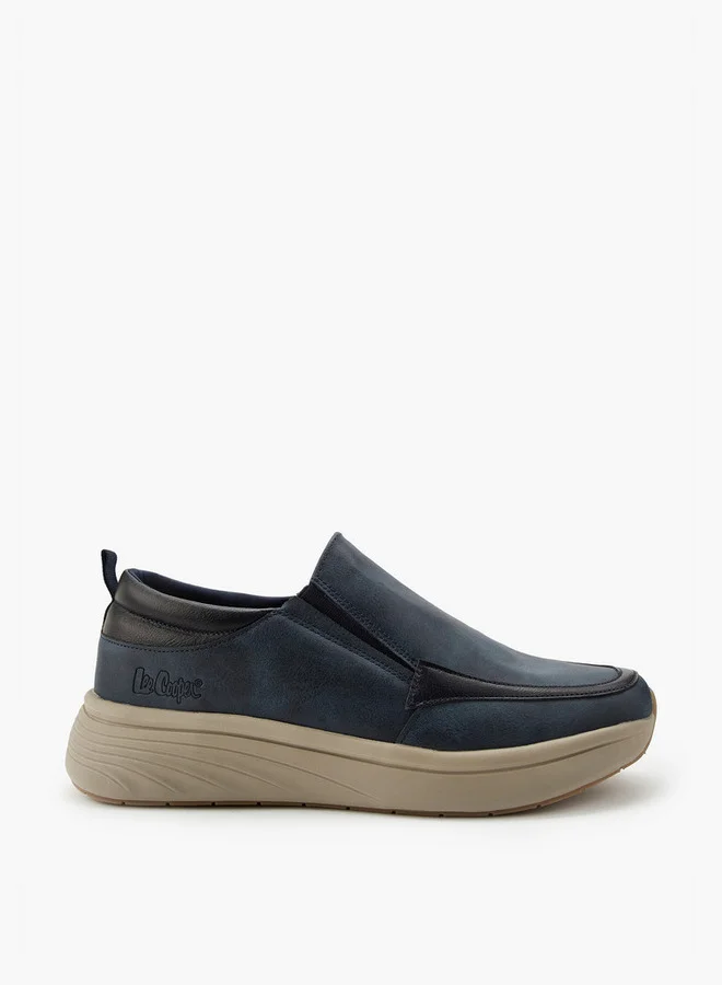 لي كوبر Men's Solid Slip-On Loafers