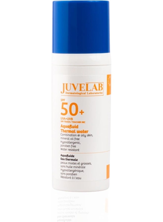 JUVELAB Aqua Thermal Fluid SPF 50+ Sunscreen - Image 2