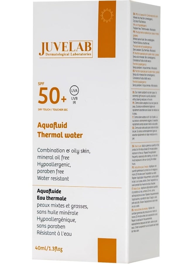 JUVELAB Aqua Thermal Fluid SPF 50+ Sunscreen - Image 3