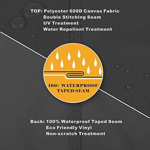 ULTCOVER Waterproof Square Air Conditioner Cover for Outside AC Units Size Upto 32W x 32D x 36H inch, Black - Image 3