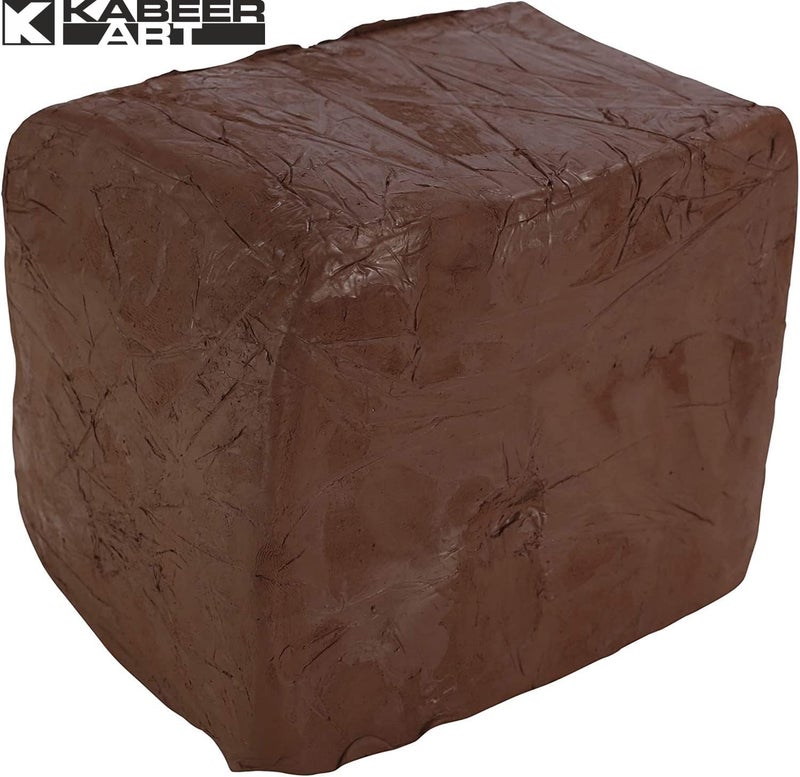 KABEER ART Modelling Clay Air Hardening Terracotta Pack for Professional Artists or Students (Brown, 500 GMS) - Image 3