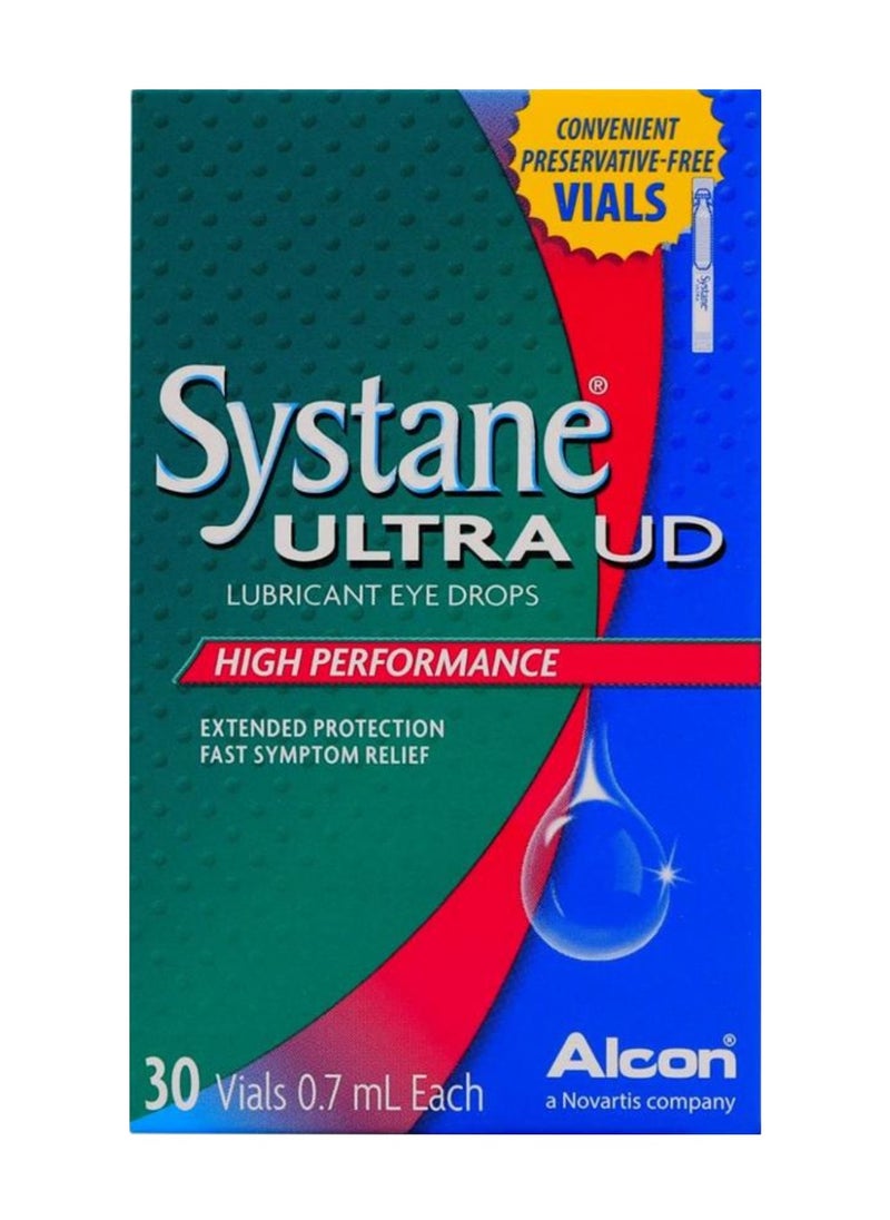 Systane - Systane Ultra UD 0.7ml Lubricant Eye Drop Vials For Dry Eye Relief, Pack of 30's - Image 1