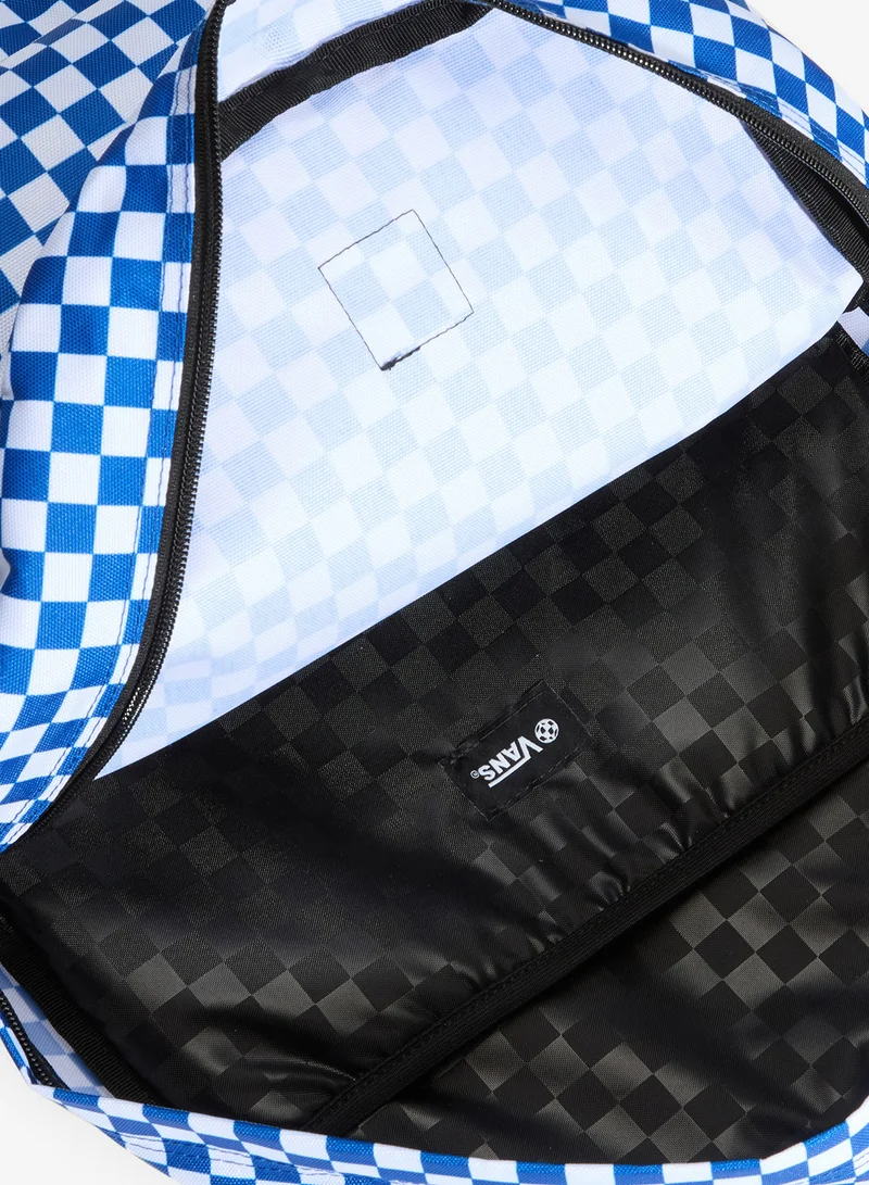 Vans Classic Blue Old Skool Check Backpack  | Best Price UAE