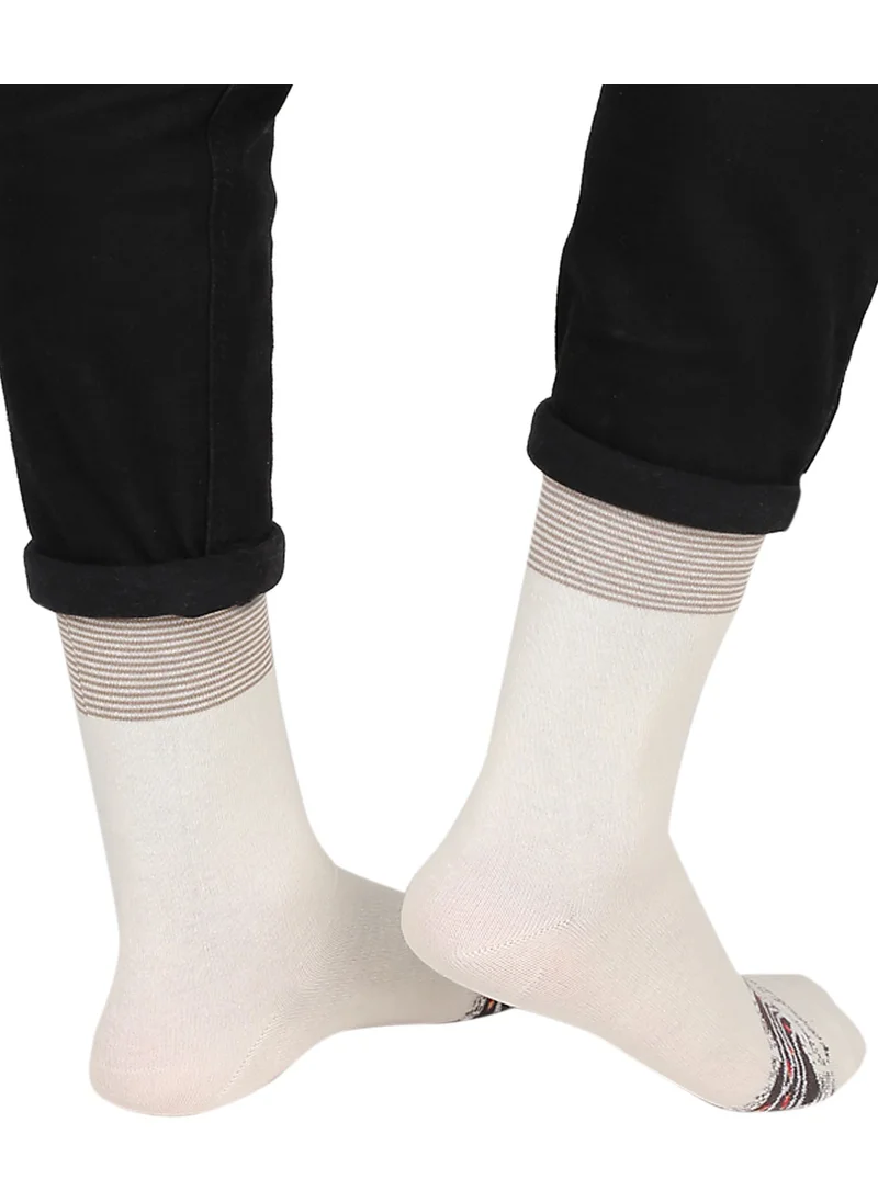 Mono Socks Men's Beige Brown Caramel Donut Socks