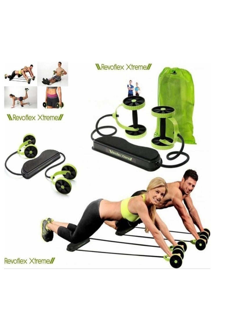 BAIG Multifunctional Abdominal Wheel Fitness Equipment for Men And Women Home Gym Core Strength Training with Resistance Rope - Image 1