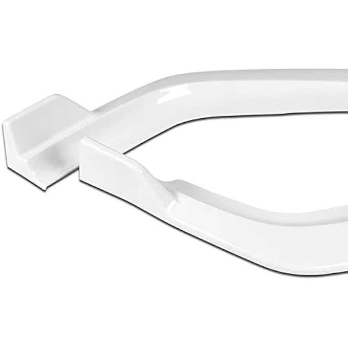 DriftX Performance 3PCS Front Bumper Lip Kit fit for compatible with 2013-2015 Honda Accord Coupe, STP-Style Splitter Trim Protection Spoiler, Air-Dam-Chin-Diffuser (Painted White) - Image 2