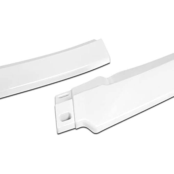 DriftX Performance 3PCS Front Bumper Lip Kit fit for compatible with 2013-2015 Honda Accord Coupe, STP-Style Splitter Trim Protection Spoiler, Air-Dam-Chin-Diffuser (Painted White) - Image 1