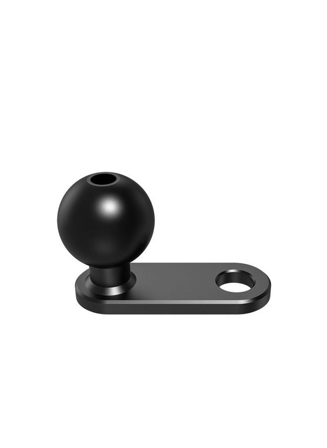 Sports Camera Adapter Ball Head 25mm Mobile Phone Bracket Pipe Clamp Fixed Base One Inch Double Ball Head Bar Accessories-Color:R13 Right Angle Rearview Mirror Holder - Image 1