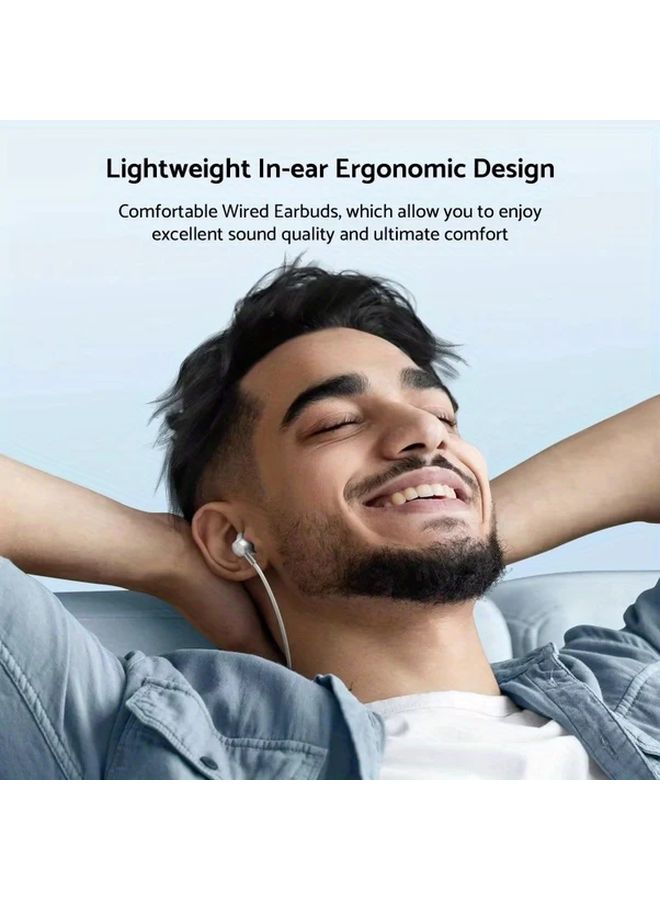 Red Type C Wired Headphones With Microphone For Galaxy S24 S23 iPhone15 Huawei - Image 5