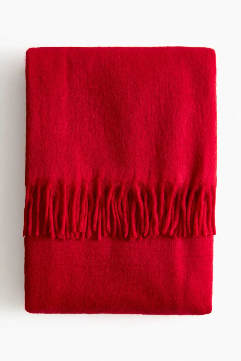 H&M Fringed blanket