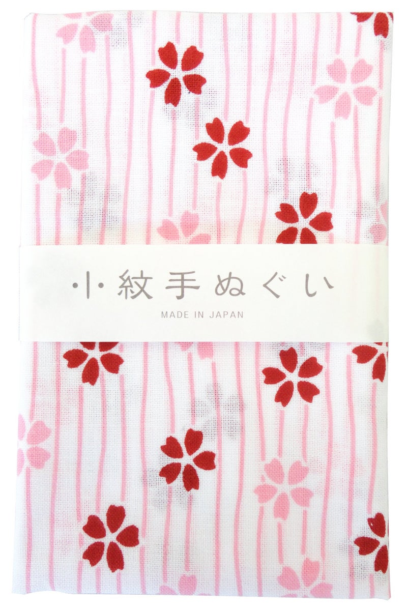 KOMESICHI MIYAMOTO Japanese Traditional Towel "Tenugui" Small Pattern 5 type set Basic pattern-3 - Image 4