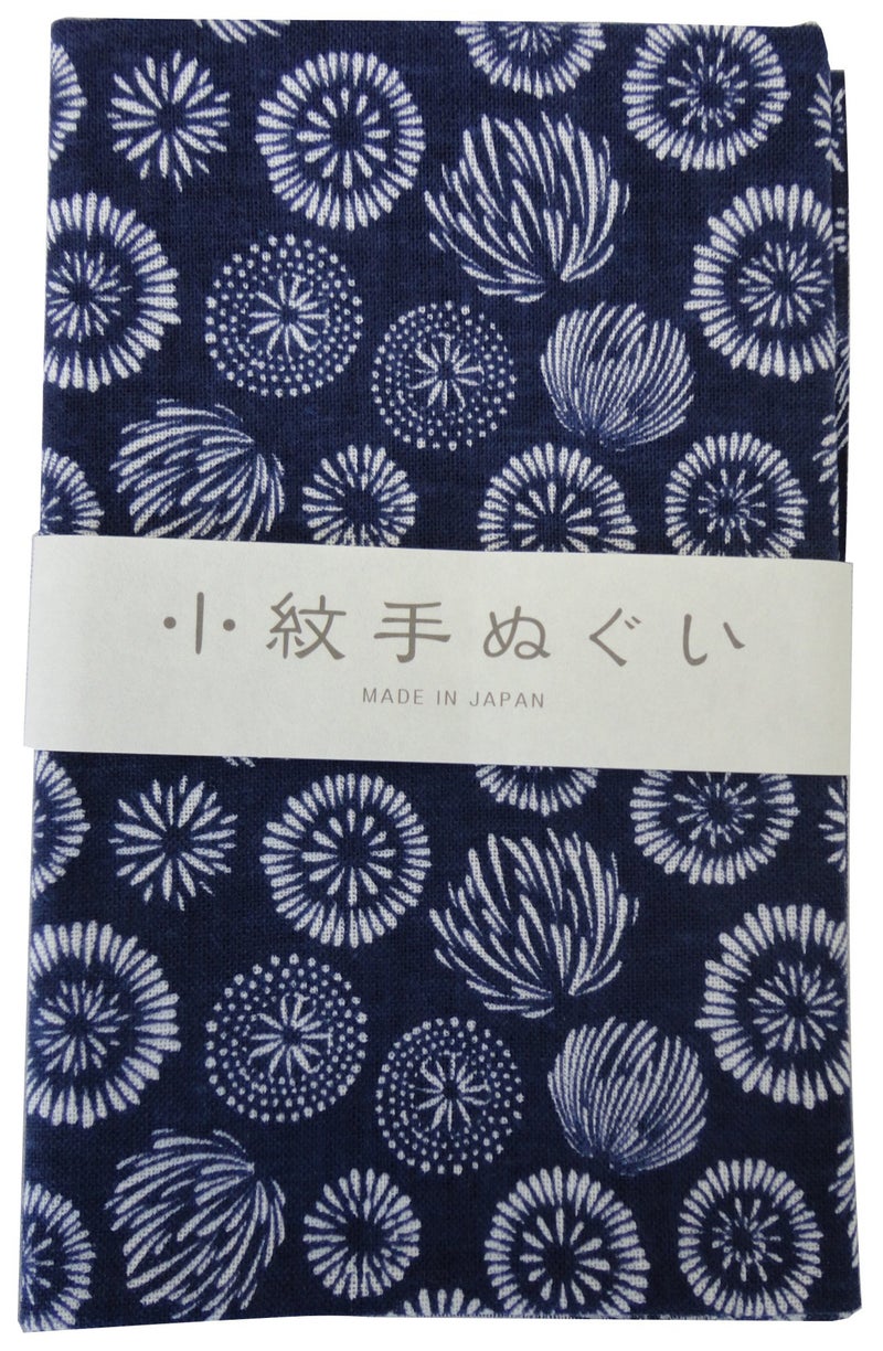 KOMESICHI MIYAMOTO Japanese Traditional Towel "Tenugui" Small Pattern 5 type set Basic pattern-3 - Image 5