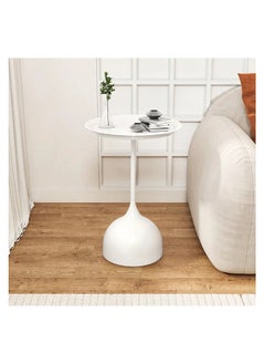 Crown Home Coffee Table, Simple Design Round Table, Space Saving Coffee Table for Living Room, Bedroom, Office  - Image 1