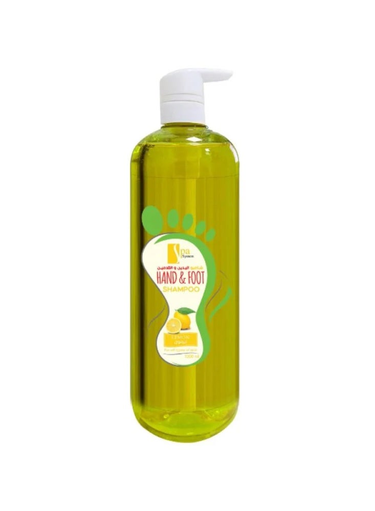 Spa System Lemon Hand & Foot Shampoo, 1000ml
