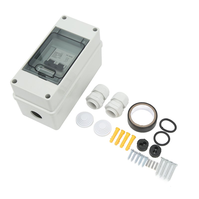 DC Miniature Circuit Breaker: 50A DC1000V 4000A Icu, IP65 Waterproof PA66 Material - Cable Adaptable For 6-8.7mm 7-5 AWG, For Photovoltaic Solar Systems RV Off Grid Grid Connected Arrays - Image 3