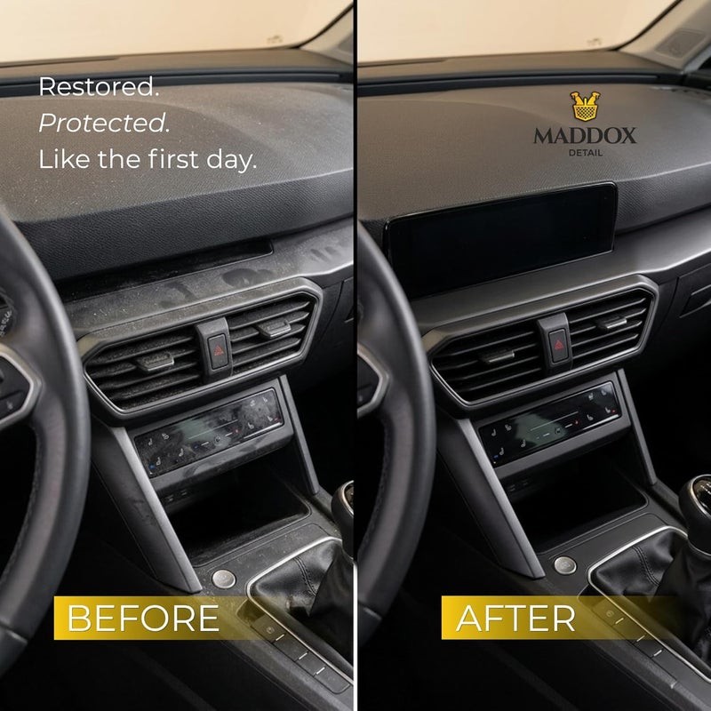 Globally popular elegant design - Premium Detail - Dashboard Cleaner with Polish. Vinyl & Rubber Care. SHINY Finish, Non-greasy. No Silicones. Car Cleaning Products (500 ml). Easy store & transit build - Image 3