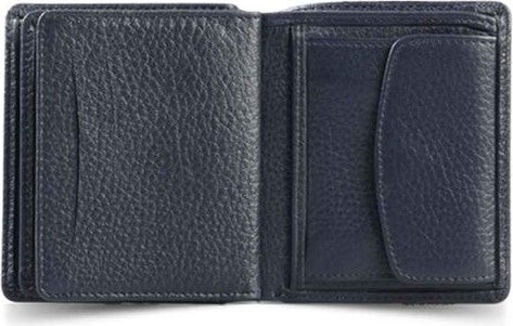 Guard Medium Double Plug, Dark Blue Men's Wallet with Coin Compartment  - Image 1