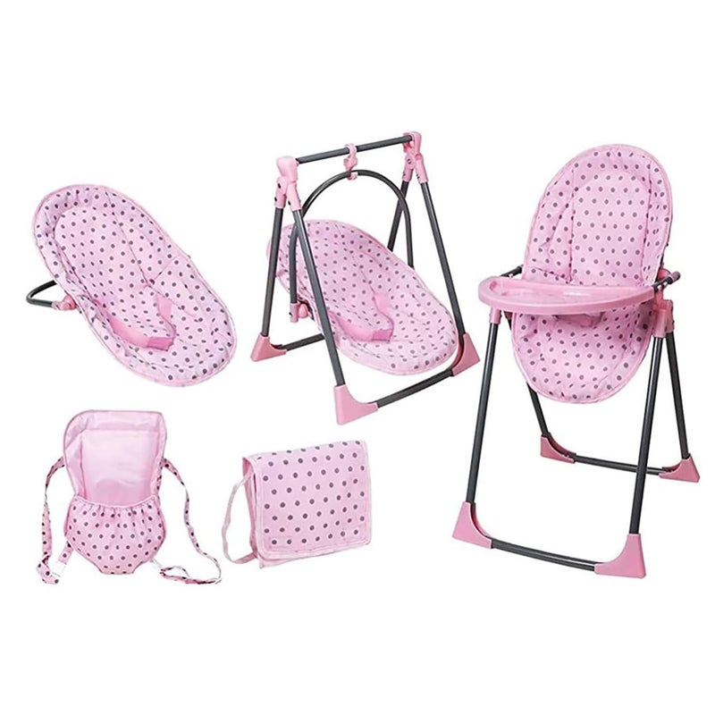 Lissi Baby Doll 6in1 Convertible Highchair Play Set - Image 2